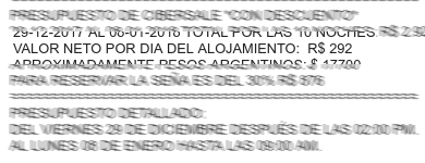 Valor por dia del hospedaje en Floripa