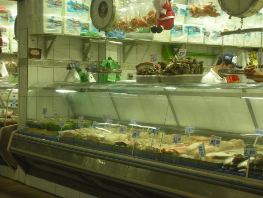 Pescaderías en el Mercado Público Pescaderías en el Mercado Público